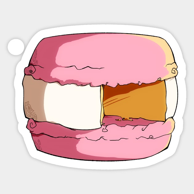 Adrinette Macaroon Sticker by DigitalZealotXY